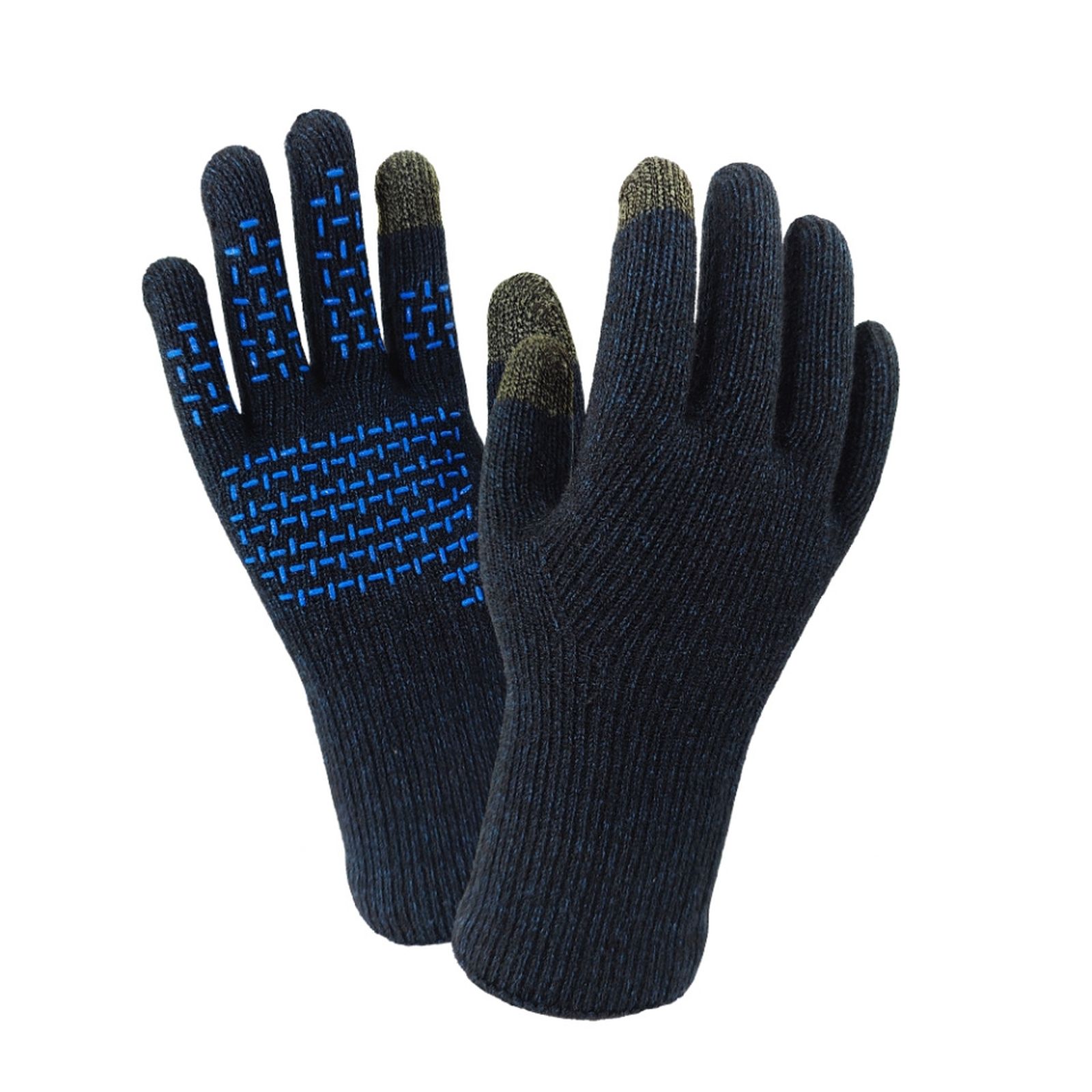 Водонепроницаемые перчатки Dexshell Ultralite Gloves V2.0, DG368TS20-HT |  чёрный/синий, L | Скидка 197 руб.